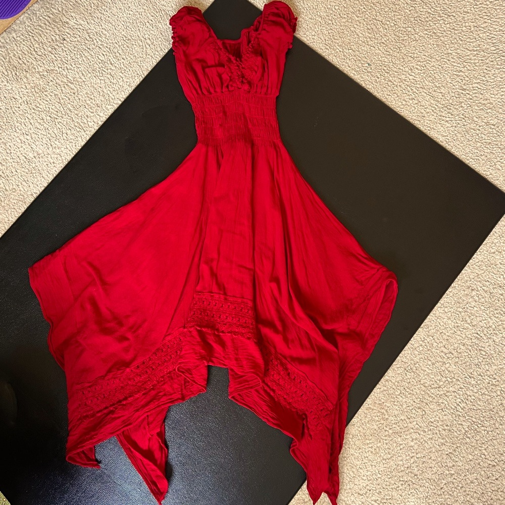 Red dress
